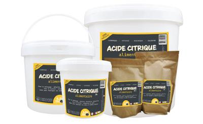 Acide Citrique Alimentaire en poudre cristalline, produit multi-services et détartrant naturel