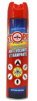Insecticide Double Usage Anti-Volant et Rampants Aérosol 400 ml