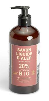 Savon d'Alep liquide naturel en flacon pompe de 500 ml