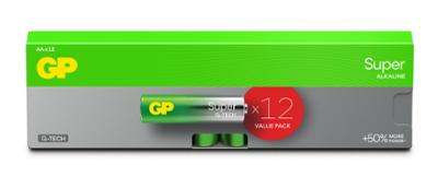 GP Super Alcaline Piles AA/LR6 Pack de 12