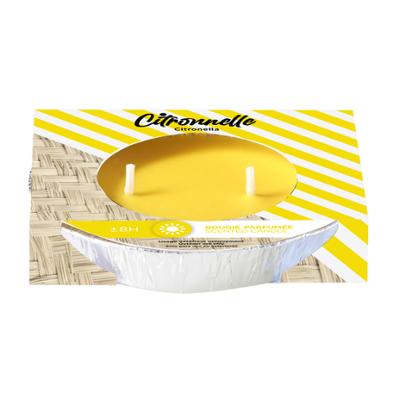 Bougie Parfumée Citronnelle 2 Mèches