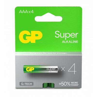 GP Super Alcalines Piles AAA/LR03 Blister de 4
