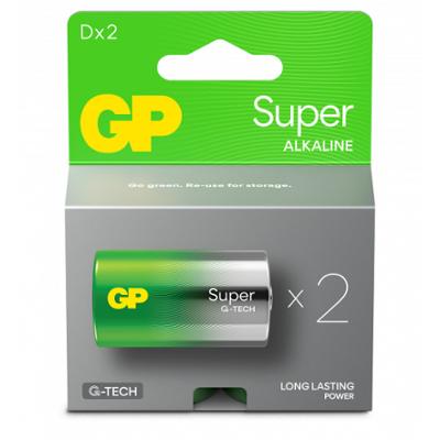 GP Super Alcaline Piles D/LR20 Blister de 2