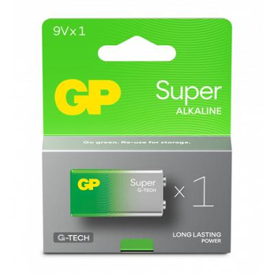 GP Super Alcaline Pile 9V/6LF22 Blister de 1