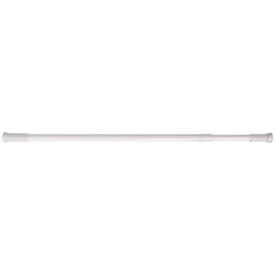 Barre de Douche Inox 110-200cm Blanc