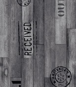 Tapis de passage extérieur Wood Grey 0.66 x 15 m