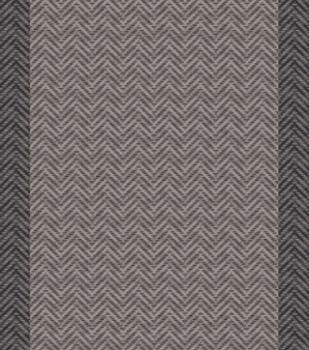 Tapis de Passage Herringbone Pattern Grey 0.66 x 15 m