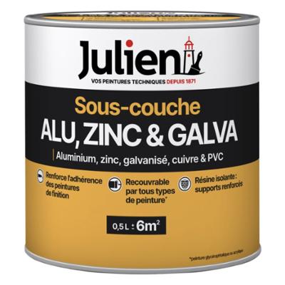 J1 - Sous-couche Alu, Zinc, Cuivre, Galvanisé