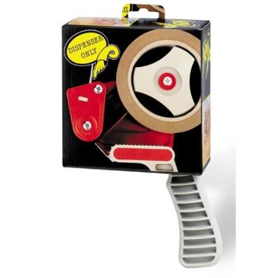 Dévidoir Manuel de Ruban d'Emballage avec poignée ergonomique et lame de coupe intégrée.