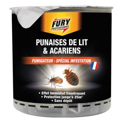 Fury Fumigateur Punaises de Lit et Acariens 25m²