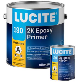 Primaire d'accrochage époxy 2K Lucite 190 pour applications intérieures et extérieures