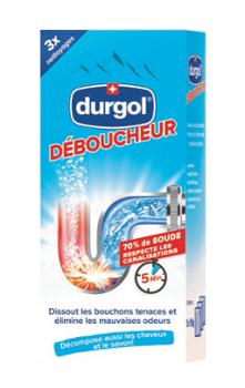 Durgol Déboucheur 3 Sachets 50 g