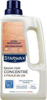 Savon Noir à l'Huile de Lin 1L pour l'entretien des sols