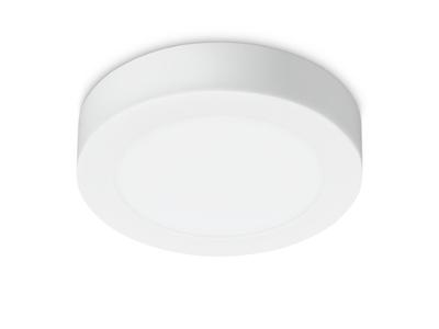 Plafonnier LED rond Villo 12W blanc de 17 cm pour éclairage intérieur