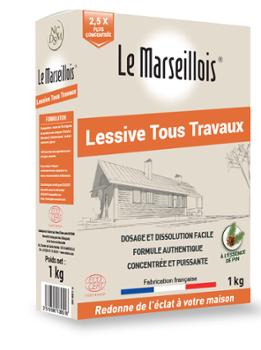 Lessive Tous Travaux 1 kg aux Essences Naturelles de Pin