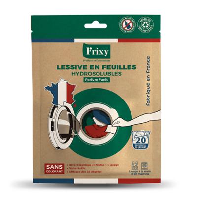 Lessive en Feuilles Hydrosolubles Étui x20 Feuilles