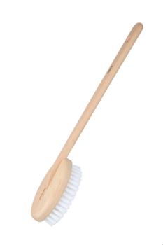 Brosse de Bain Douce Bois Ciré Nylon 41 cm