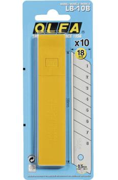  Lame 18 mm Olfa LB 10 Étui de 10 sur Carte