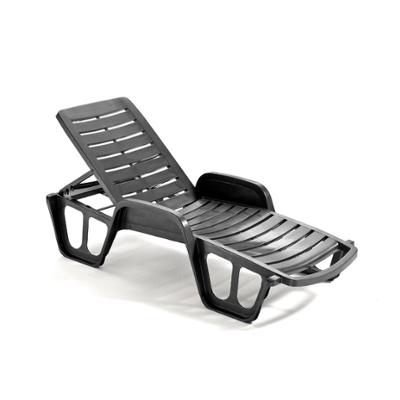 Bain de Soleil Lettino PVC Gris Anthracite