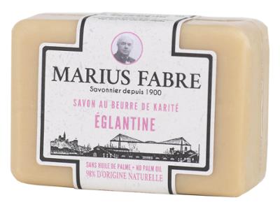 Savonnette au Beurre de Karité Parfum Eglantine 100g