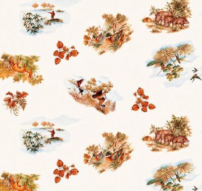  Toile Cirée Déco Chasseur 140 cm x 20 m