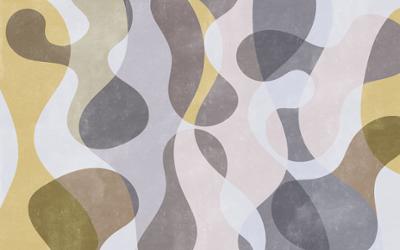 Papier Peint Panoramique Flux Meditation 400 x 250 cm aux motifs apaisants et fluides