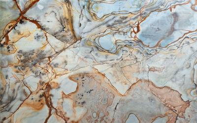 Papier peint panoramique Marble, motif marbre élégant 400 x 250 cm