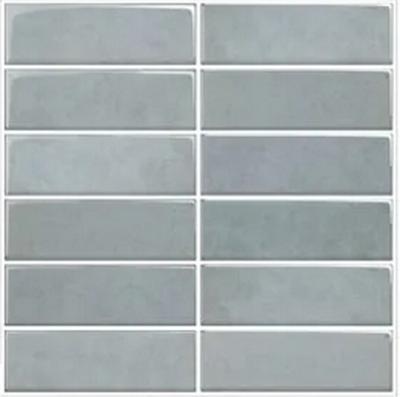 Carrelage Adhésif 3D Zellige Gris 30.5 x 25 cm