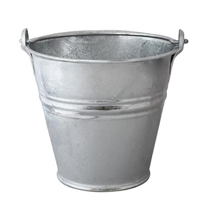 Seau de Ménage Acier Galvanisé à Chaud 10L