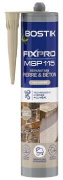 Colle de Réparation MSP 115 pour Pierre et Béton 290 ml