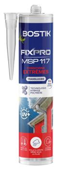 Colle de Fixation MSP 117 Conditions Extrêmes Translucide 290 ml