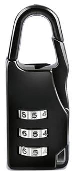 Cadenas Noir à Combinaison Pour Bagages 