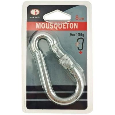 Mousqueton Métal 8 cm