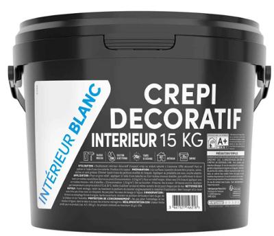 Crépi Décoratif Intérieur Blanc 15 kg