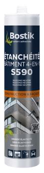 Mastic Etanchéîté 4en1 S590 Cartouche 300 ml