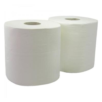 Bobine d'Essuyage Gaufrée Ouate Extra Blanche Lot de 2 