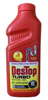 Destop Déboucheur Gel Turbo 2 Doses 500 ml