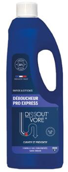 Déboucheur canalisations liquide Pro Express 1L, puissant et rapide