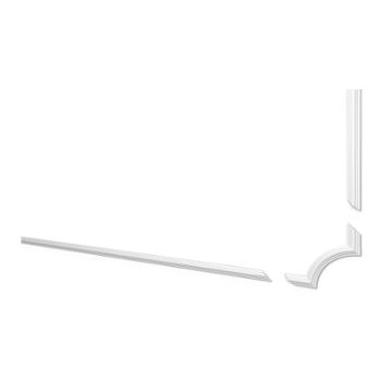 Set de 4 moulures d'angle décoratives Arstyl SP3-4 en polyuréthane