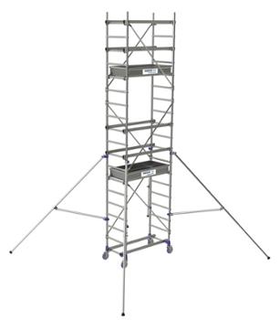 Échafaudage Roulant Insider 120 Color - Hauteur de Travail 5.85 m