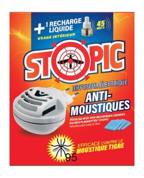Diffuseur Électrique Anti-Moustiques + 1 Recharge Liquide TP18