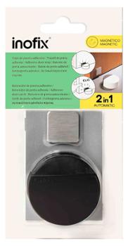 Retenue de Porte Magnétique Noire Mate