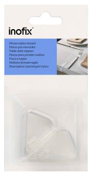 Pince Attache Nappe Transparent Lot de 4 