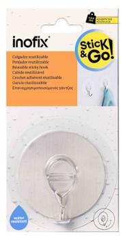 Crochet Adhésif Réutilisable Acier Inoxydable