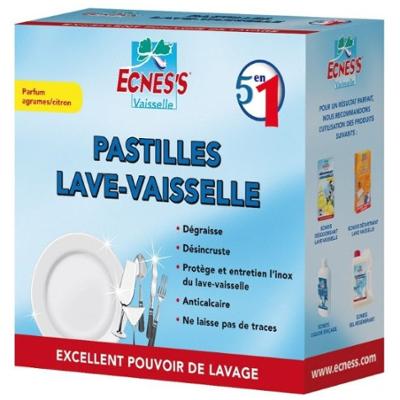 Pastilles Lave-Vaisselle Hydrosolubles 5 en 1 (x40)