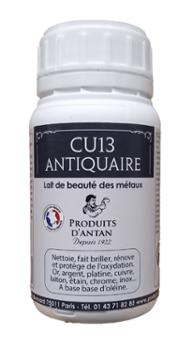 Nettoyant métaux précieux CU13 Entretien Antiquaire 250 ml