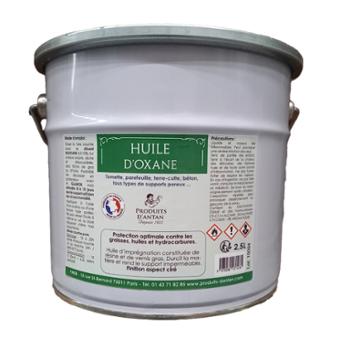 Huile d'Oxane Protection Tous Types de Supports Poreux 2.5L