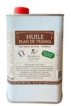 Huile pour plan de travail en bois 250 ml pour nourrir et protéger