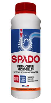 Pot de déboucheur canalisations Microbilles Bouchons Tenaces 500g pour cuisine et salle de bain