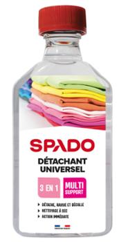 Flacon de détachant universel textiles et linge 250 ml, type eau écarlate élimine les taches tenaces du linge